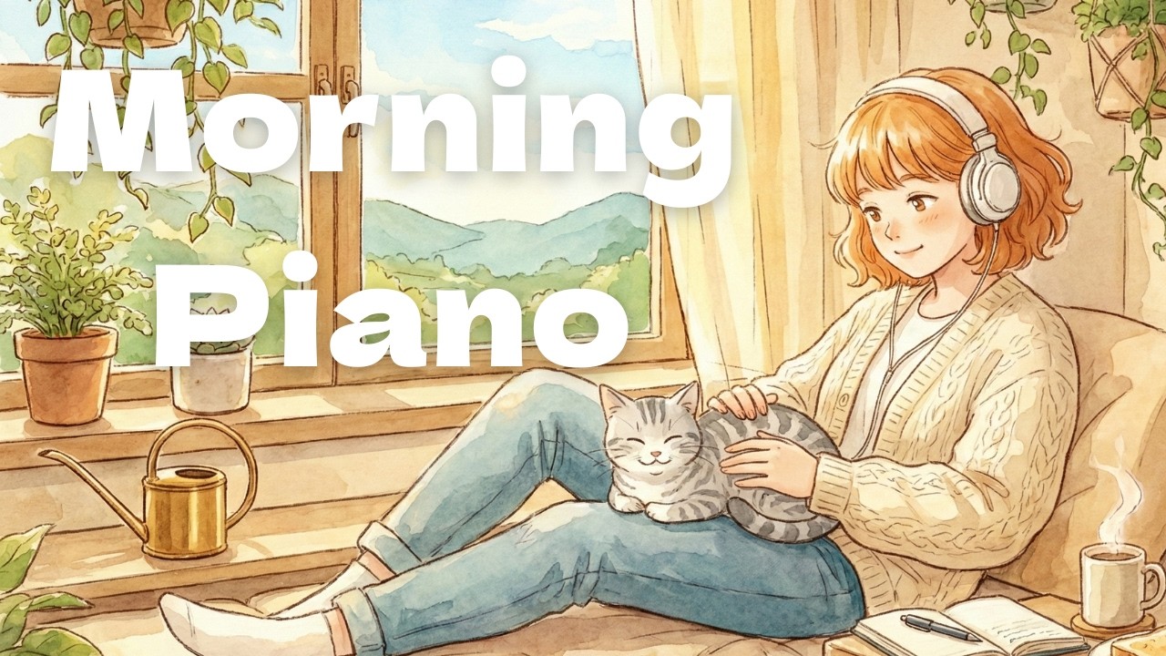 [Study & Work BGM] Clear Morning Air & Pure Solo Piano ☕️ Deep Focus & Gentle Awakening