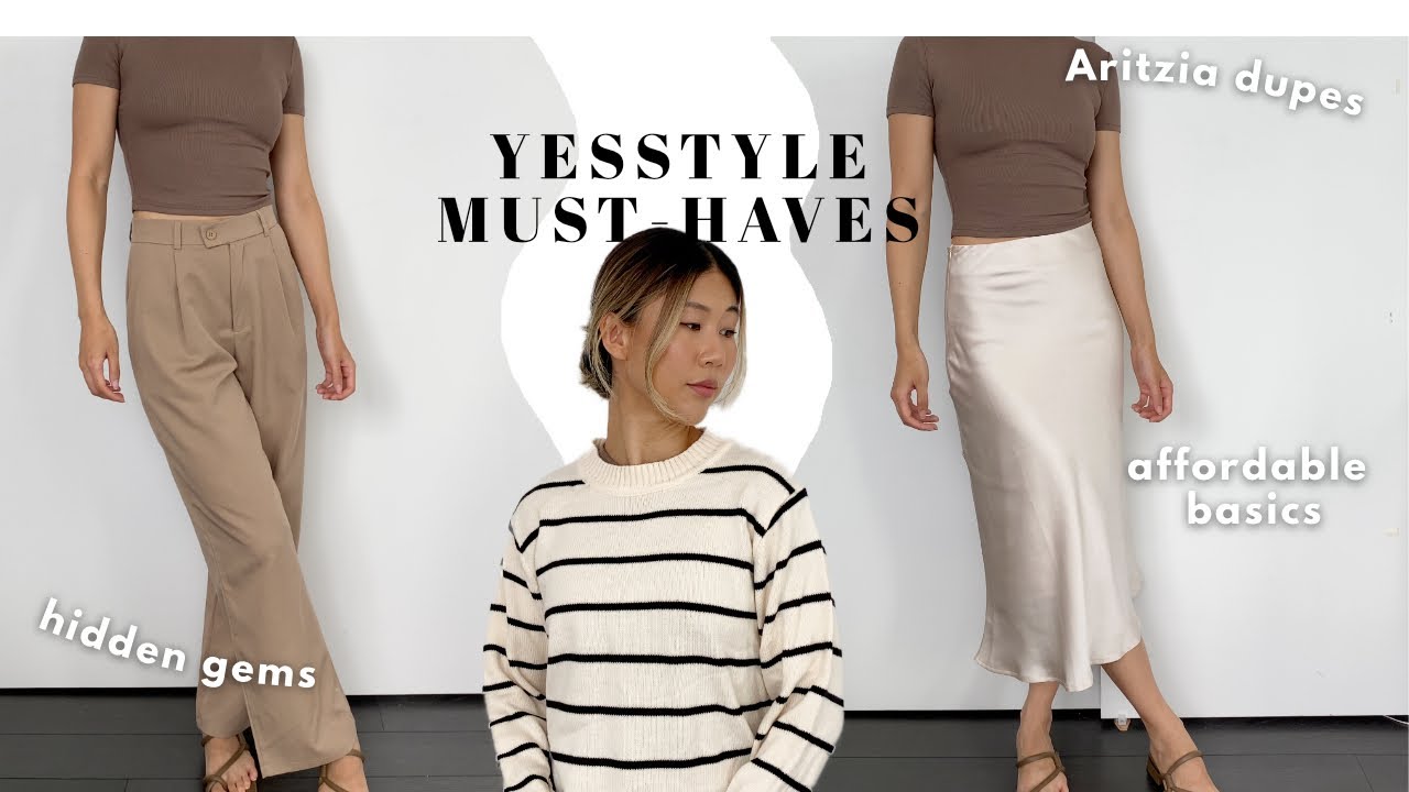 YESSTYLE BASICS HAUL | Must-Have Basics, Workwear | ft. PDPAOLA NEW-IN HAUL