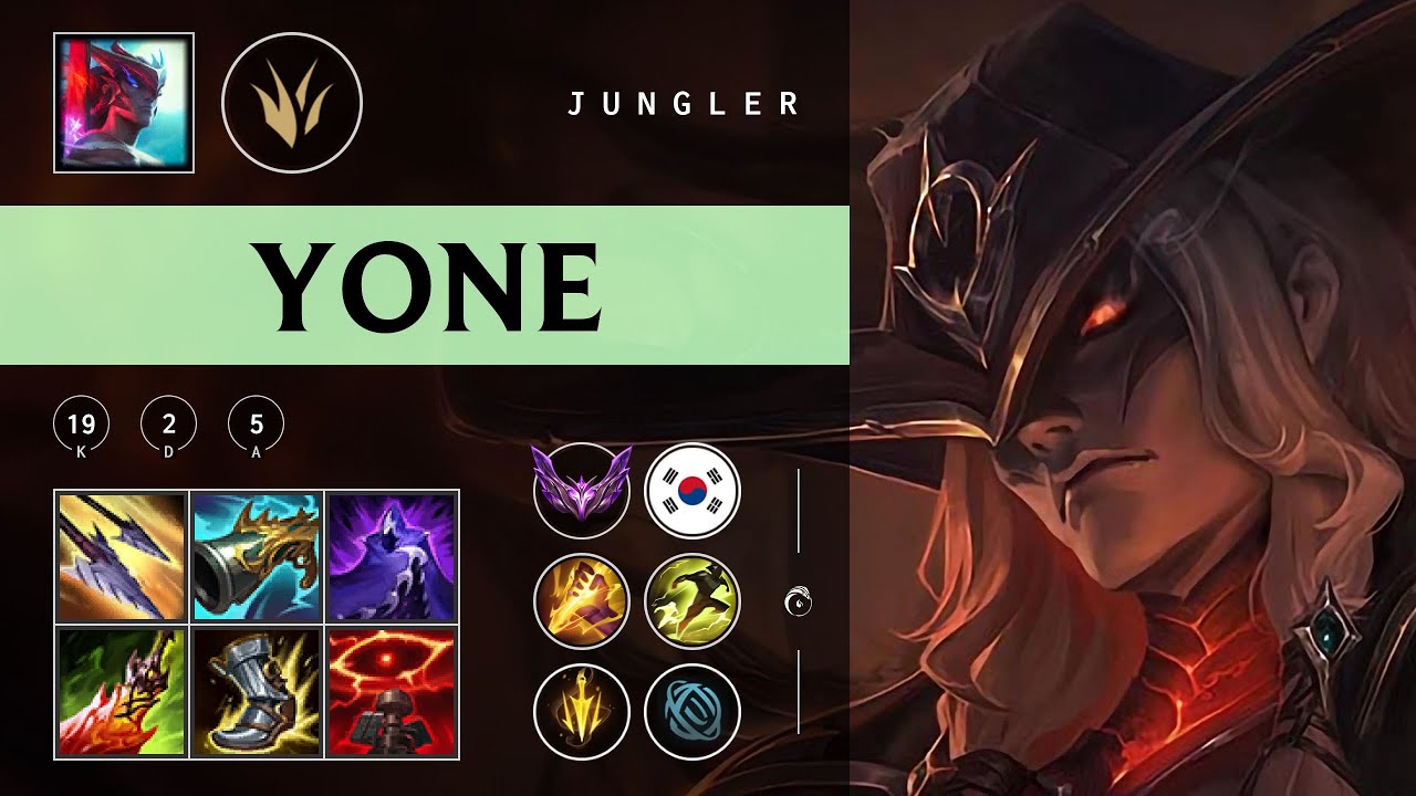 Yone Jungle vs Skarner - KR Master Patch 25.22