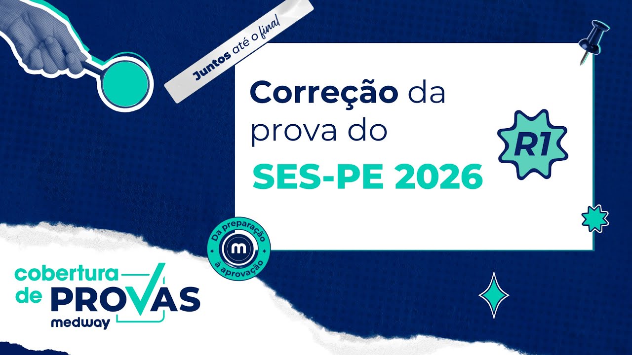 Correção da prova do SES-PE 2026 | Acesso Direto | Medway Residência Médica