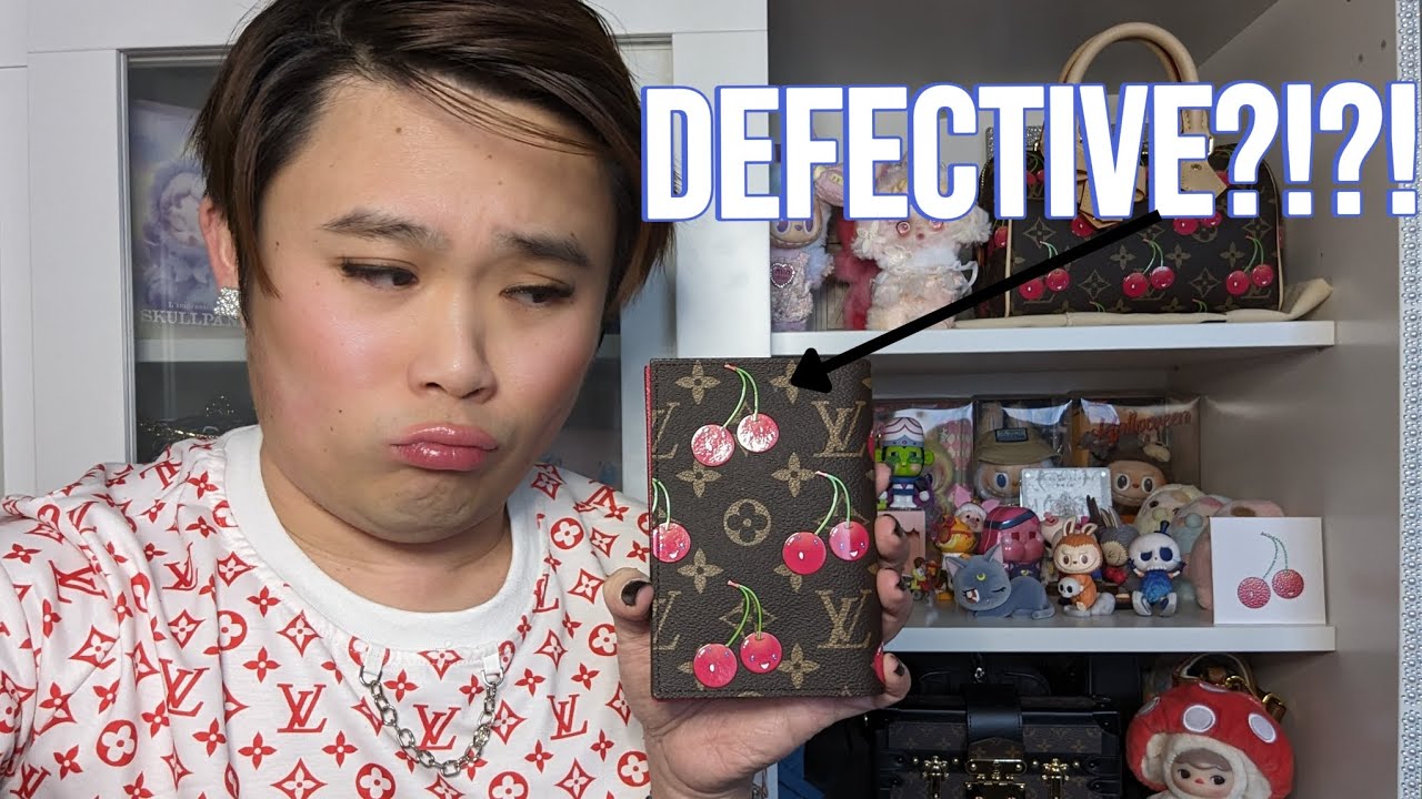 🫣 LV send me a defective item?! Murakami Cherry Passport Cover Unboxing 🍒