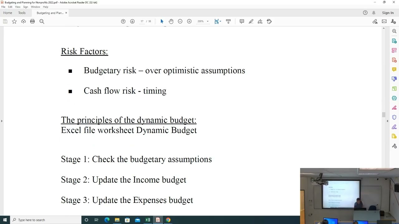 11. Budgetary Control and Risk Management in Nonprofits