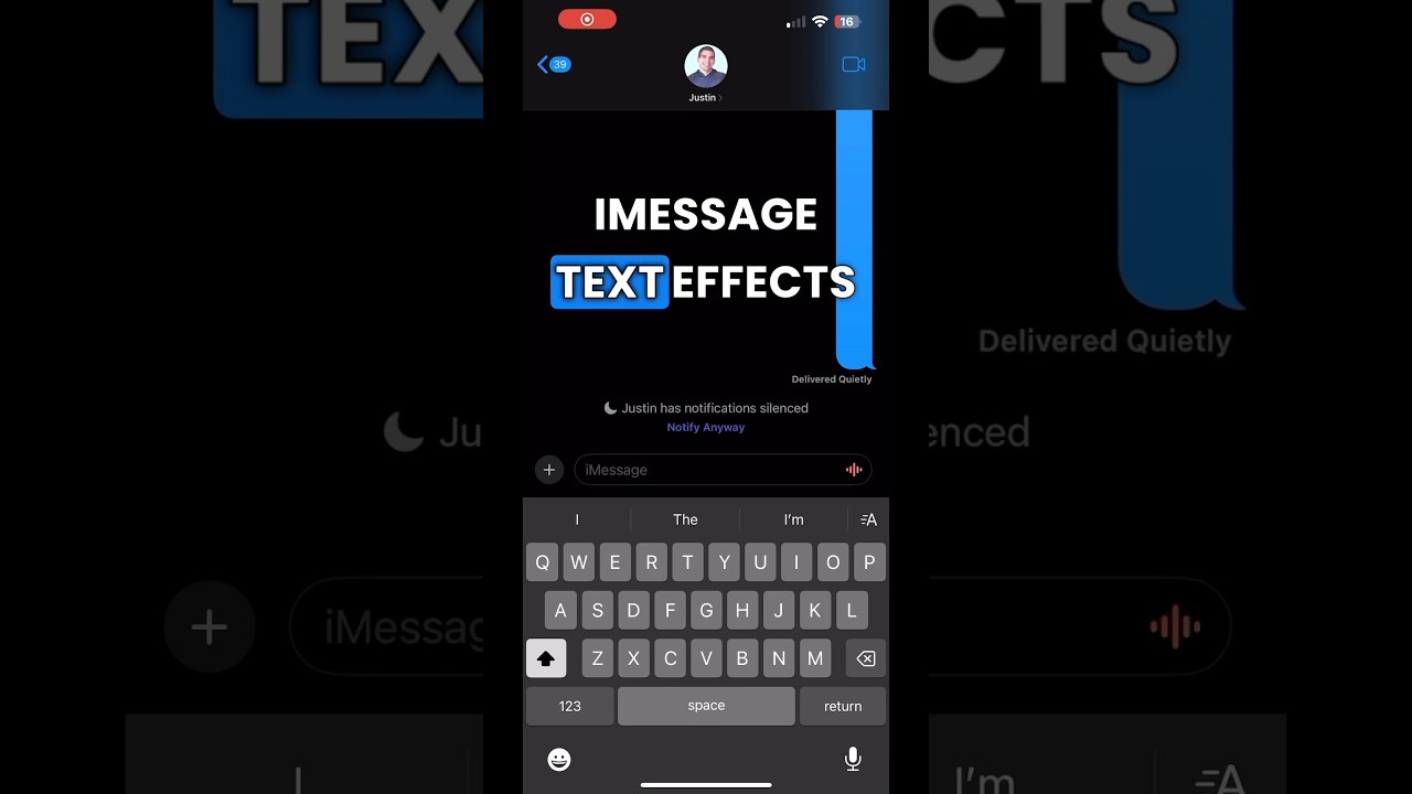 Как использовать текстовые эффекты iMessage | iOS 18