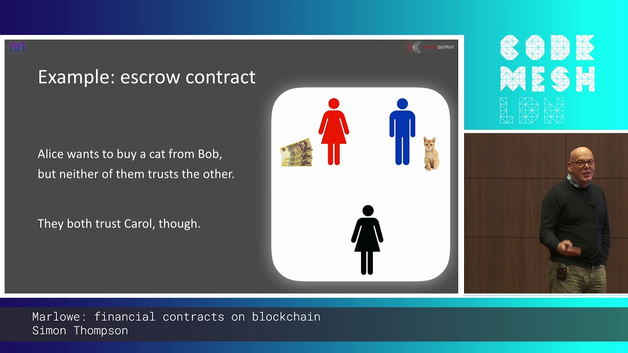 Simon Thompson - Marlowe: financial contracts on Blockchain | Code Mesh LDN 19