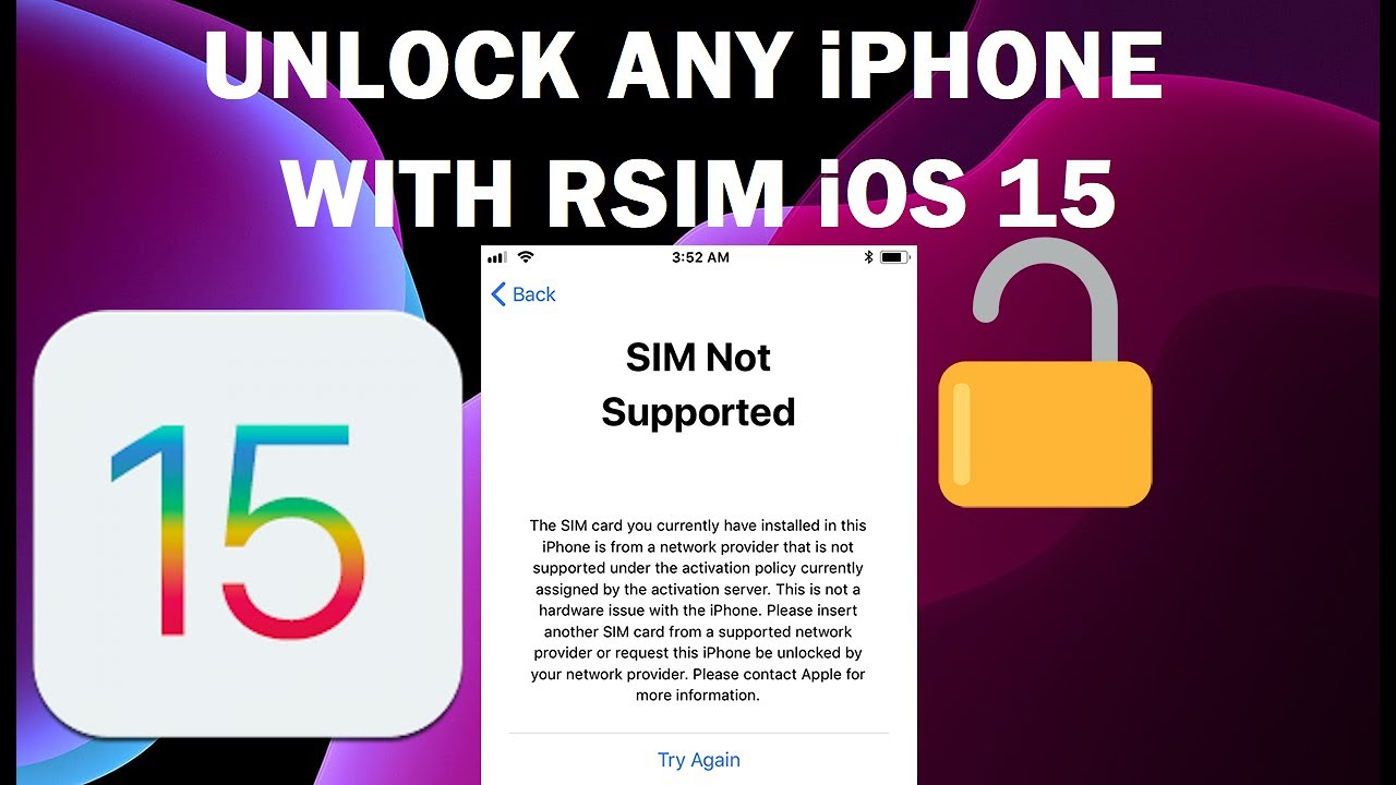 Unlock ANY iPhone (NOT SEMI-FACTORY) | (NO BUG) 2022 iOS 15.4.1 Unlock iPhone WITH PHYSICAL RSIM
