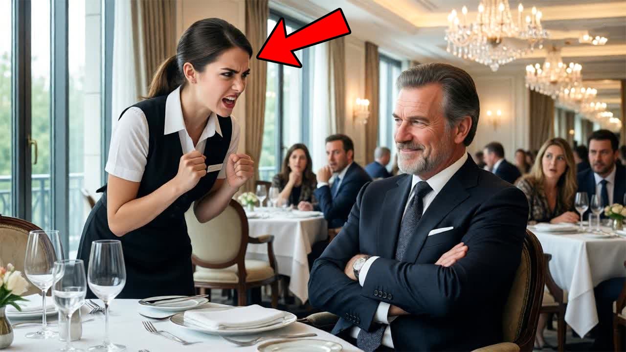Waitress Serves Rude Millionaire — She Doesn’t Know He’s Her Biological Father