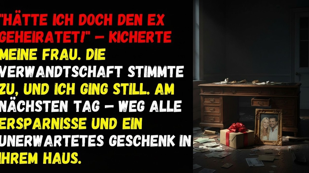 🦋Hätte ich doch den Ex geheiratet!  — kicherte meine Frau  Die Verwandtschaft stimmte zu🦋
