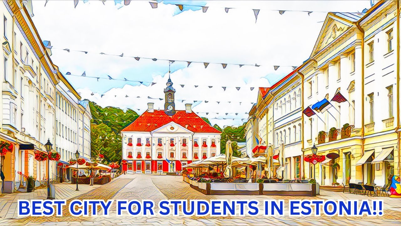 4K TARTU TOUR | BEST CITY FOR STUDENTS | ESTONIA 🇪🇪
