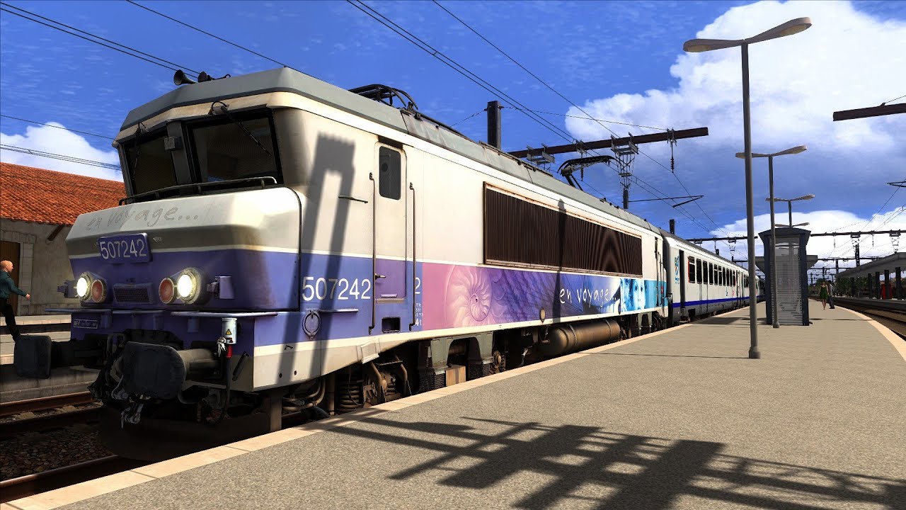 Train Simulator 2021 - Présentation de la BB 7200 V160 de SimExpress sur la ligne de la Bresse