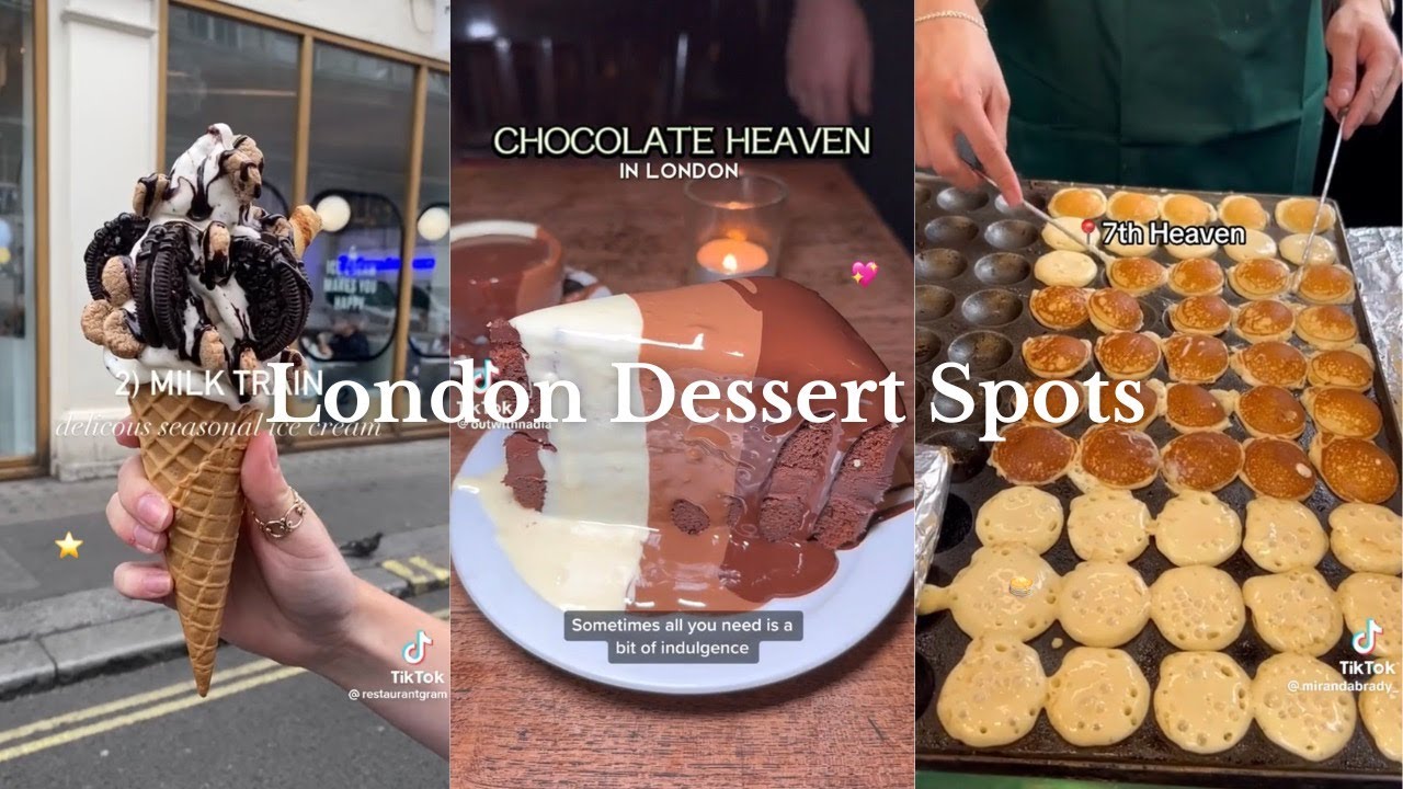 The BEST London bakeries, desserts and food spots 🇬🇧🫖🧁 | Aesthetic TikTok Compilations