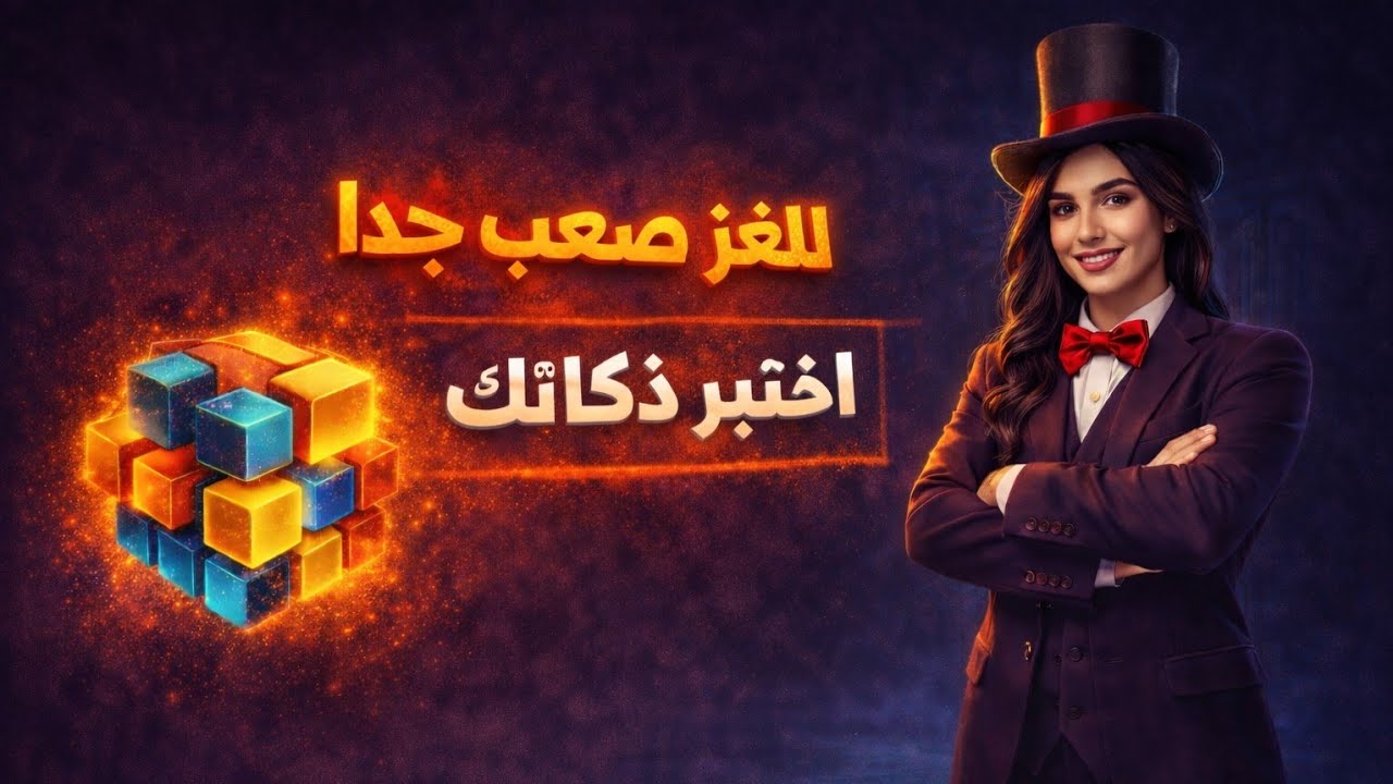 تحدي العقول 🧠🧩 هل يمكنك حل هذا اللغز ؟  صعب