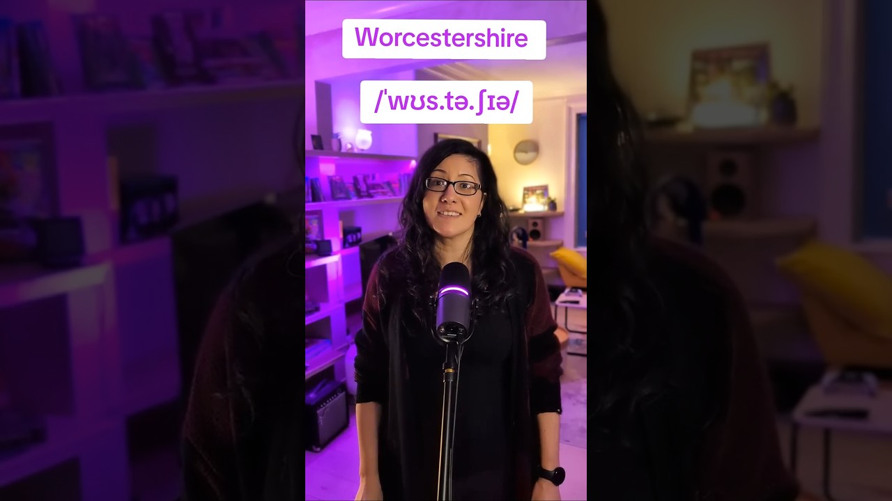 How to pronounce 'Worcestershire' (sauce!) #howtopronounce #englishpronunciation #britishenglish