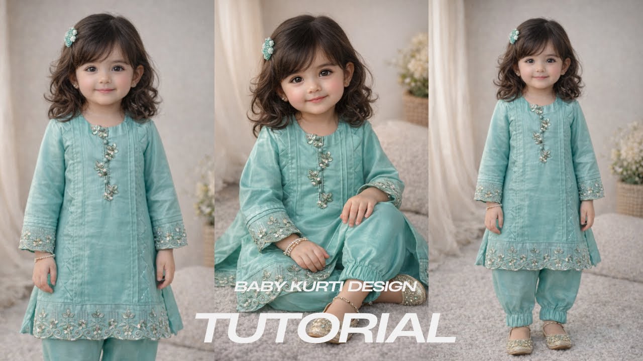 Mere Customer Ne Is Baby Kurti Design Ke Kitne Paise Diye?  earning kitni hui | Baby Kurti Tutorial