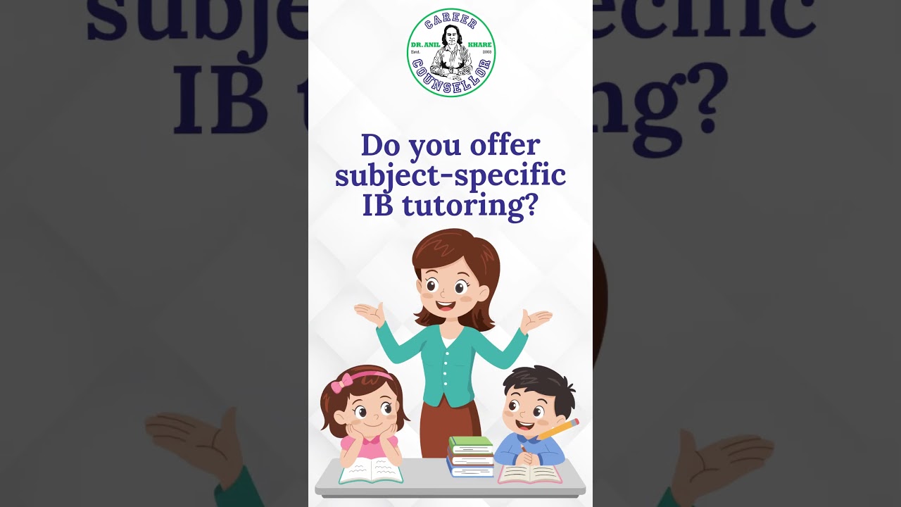 Why do IB students need specialized tutoring?