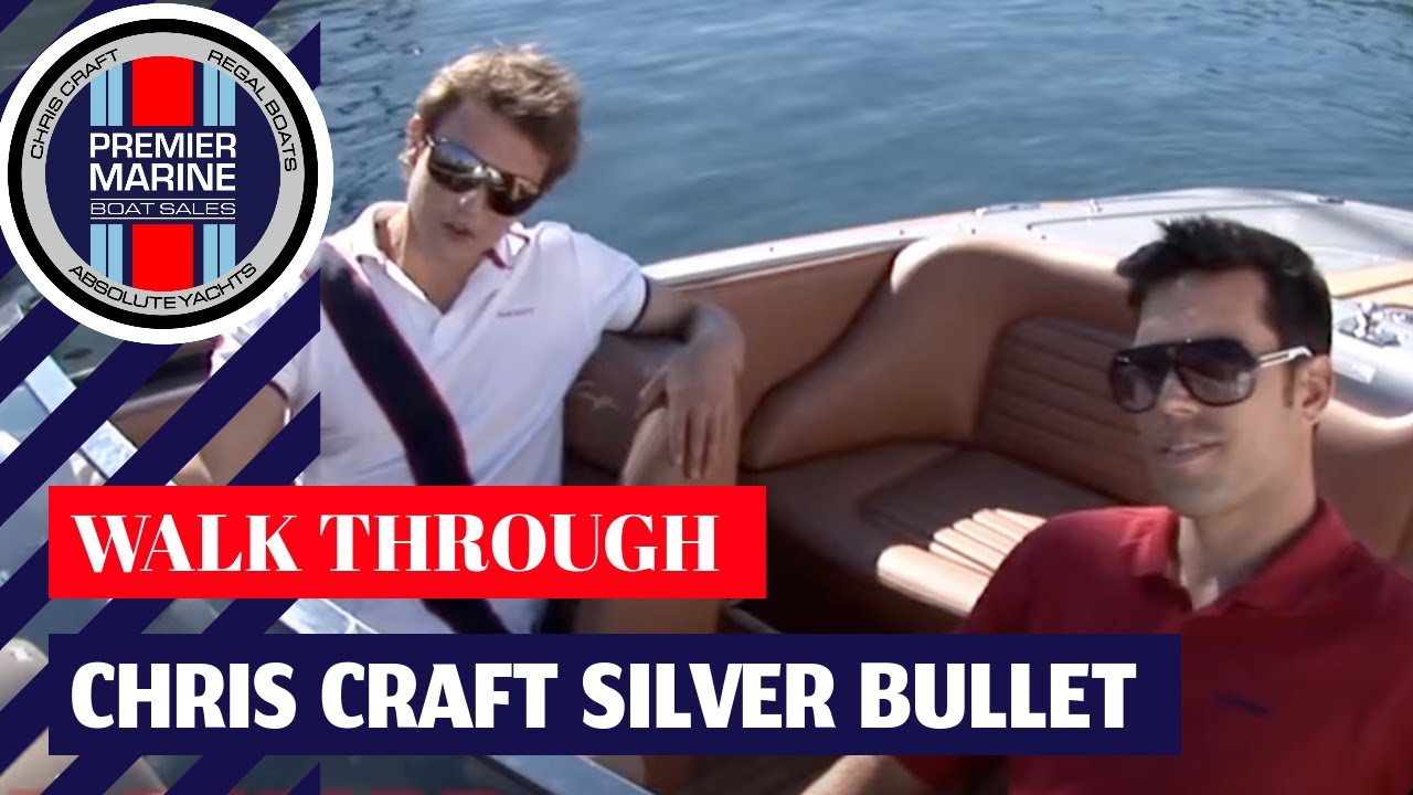 Chris Craft Silver Bullet on Sydney Harbour- Walk Though by Premier Marine Boat Sales Sydney