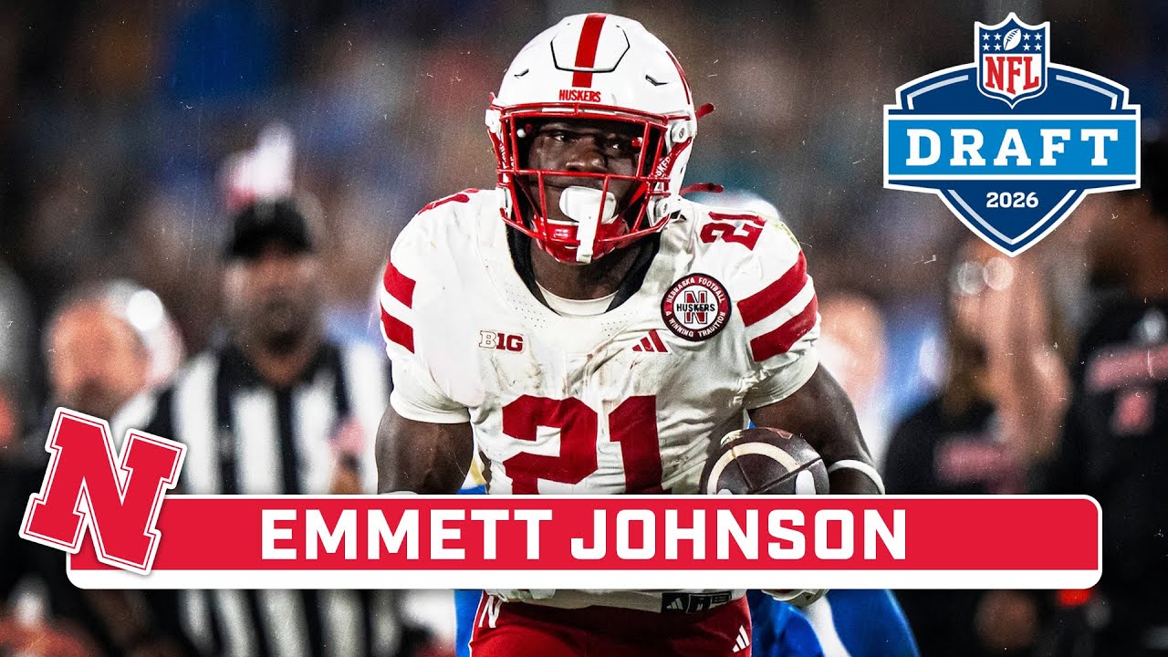 2026 NFL DRAFT HIGHLIGHTS: RB Emmett Johnson | Nebraska Football
