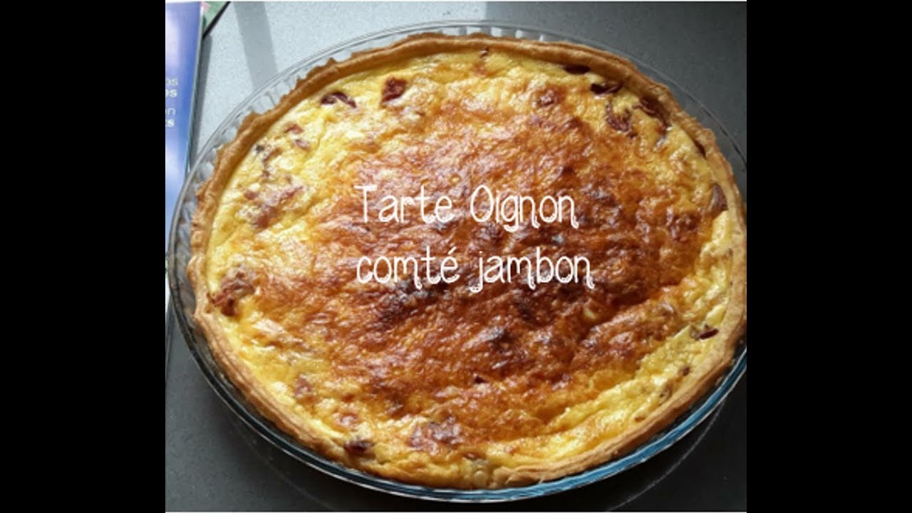 Tarte Oignon comté jambon