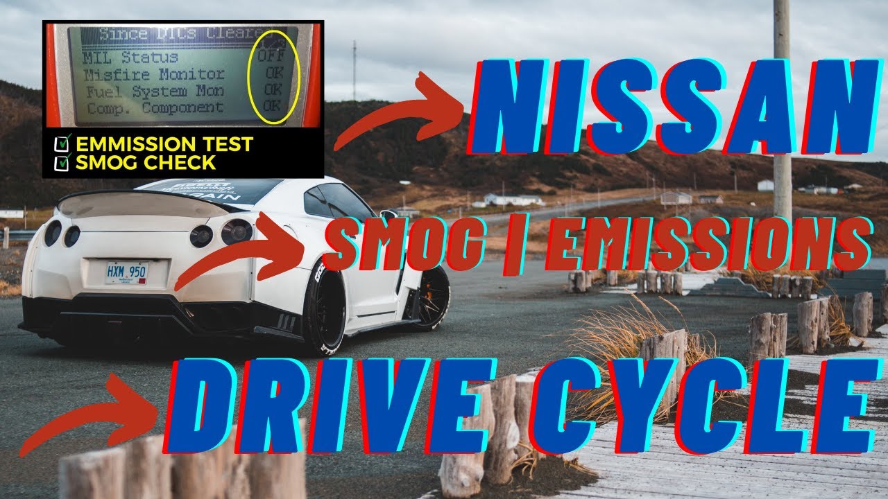 Циклы вождения Nissan Smog для контроля выбросов ▶️ Nissan Trace EGR, Evap Monitor