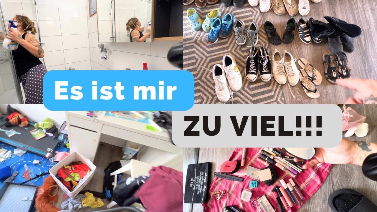 XXL WOHNUNG AUSSORTIEREN | Minimalismus | Inkl. Kinderzimmer& Grundreinigung Bad | Sachen los werden