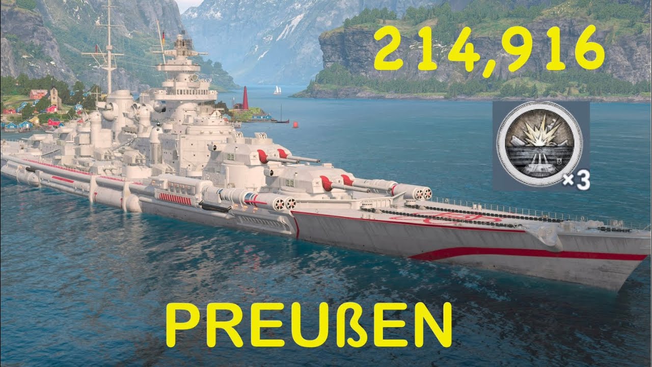 World of Warships Legends PREUẞEN DEV STRIKE SWEEPER !!! #worldofwarshipslegends #german #battleship