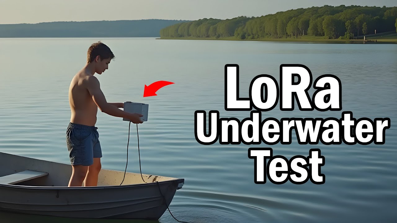 I Tried LoRa Underwater and this happened -  433MHz vs 866MHz Battle! LoRa with ESP32 and Arduino