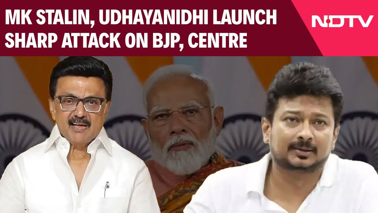 DMK Vs BJP | 'Misuse Of Central Agencies': MK Stalin, Udhayanidhi Launch Sharp Attack On BJP, Centre