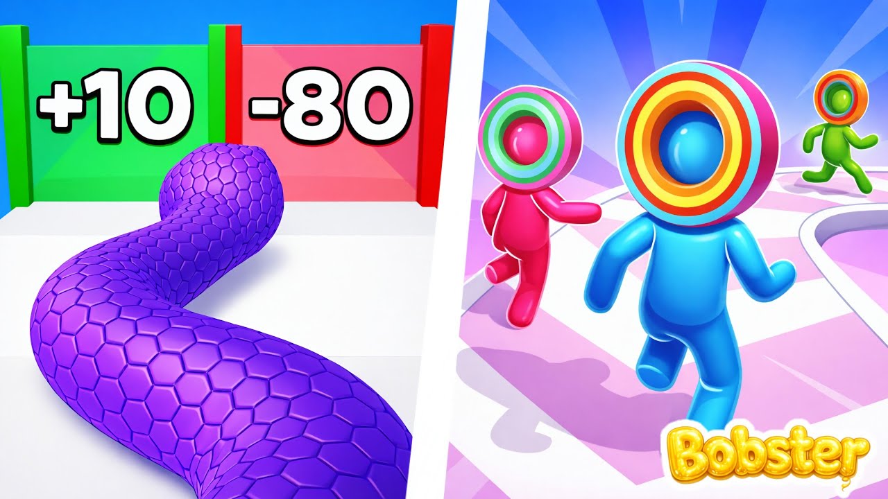 Snake Run Race VS Layer Man - New MAX LEVEL SpeedRun Gameplay 