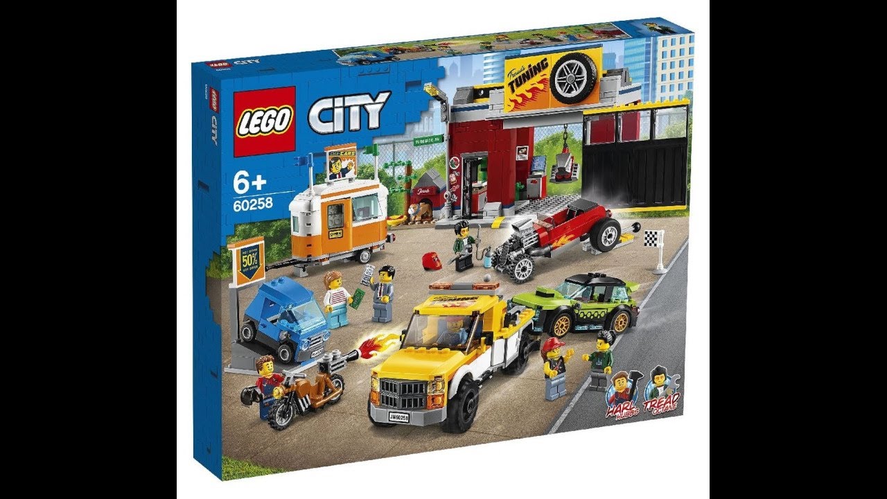 LEGO Instructions | City | 60258 | Tuning Workshop | Town