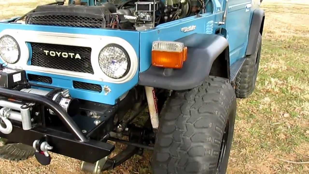 1976 Toyota FJ-40 Land Cruiser, old man emu suspension, 36