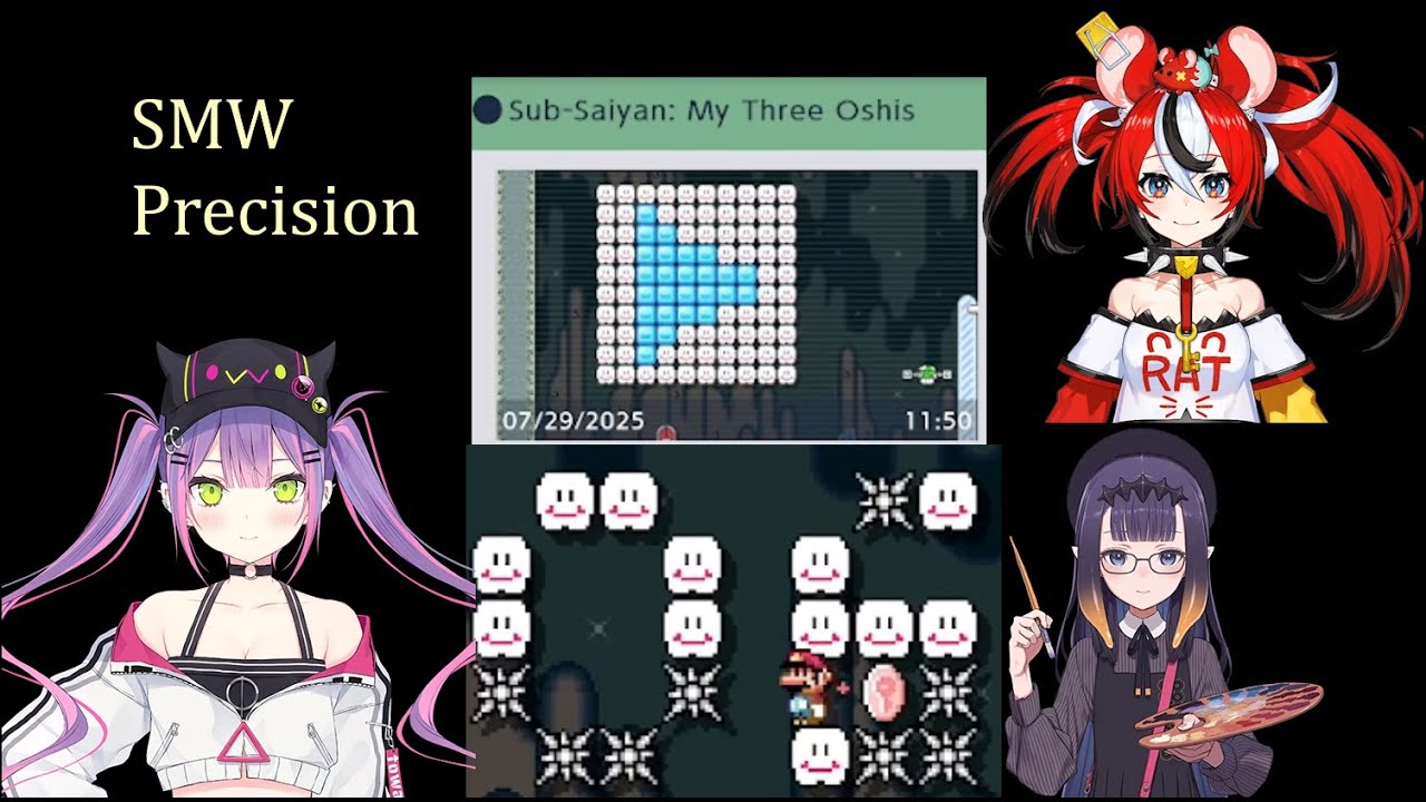 (SMM2) My Three Oshis (Easy Precision Level)