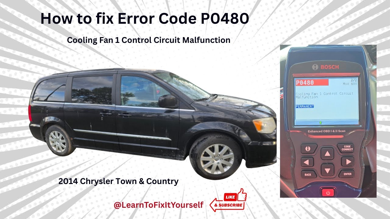 Fixing Error Code P0480   Chrysler Town & Country Cooling Fan Circuit