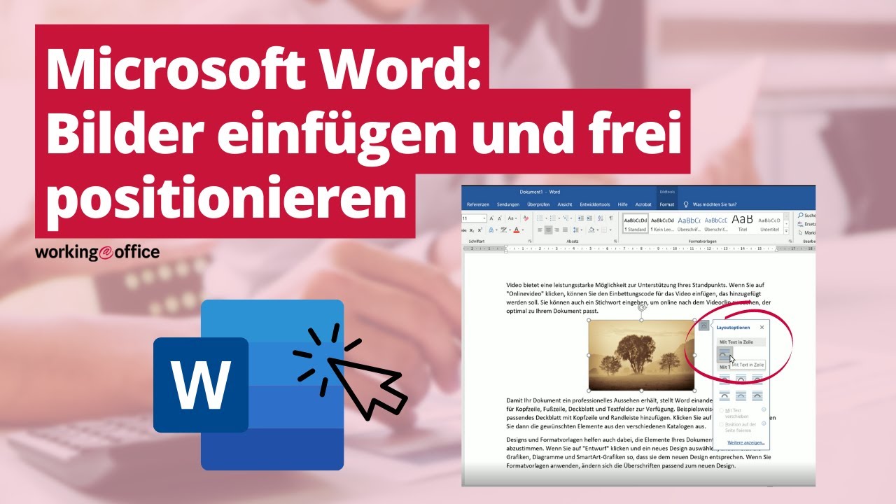 Microsoft Word: Bilder einf&uuml;gen und frei positionieren
