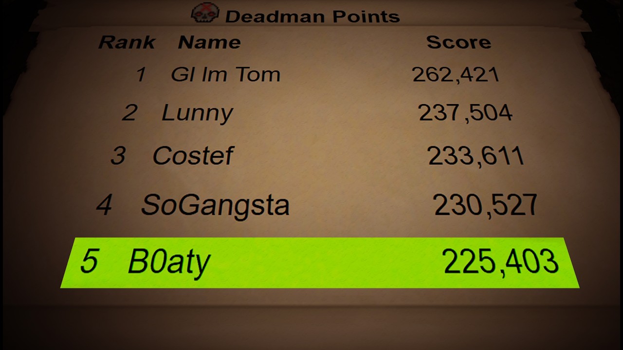 TOP 5 (stop the count!!!)