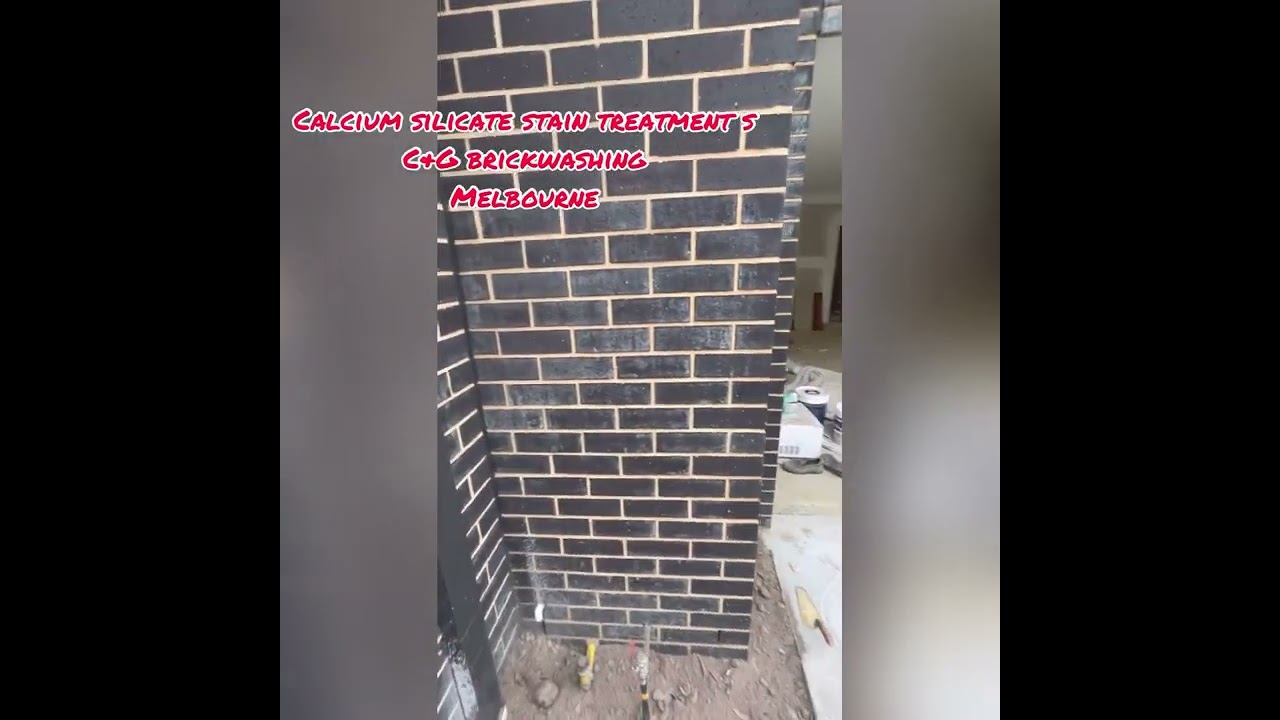 Calcium silicate brick stain treatments