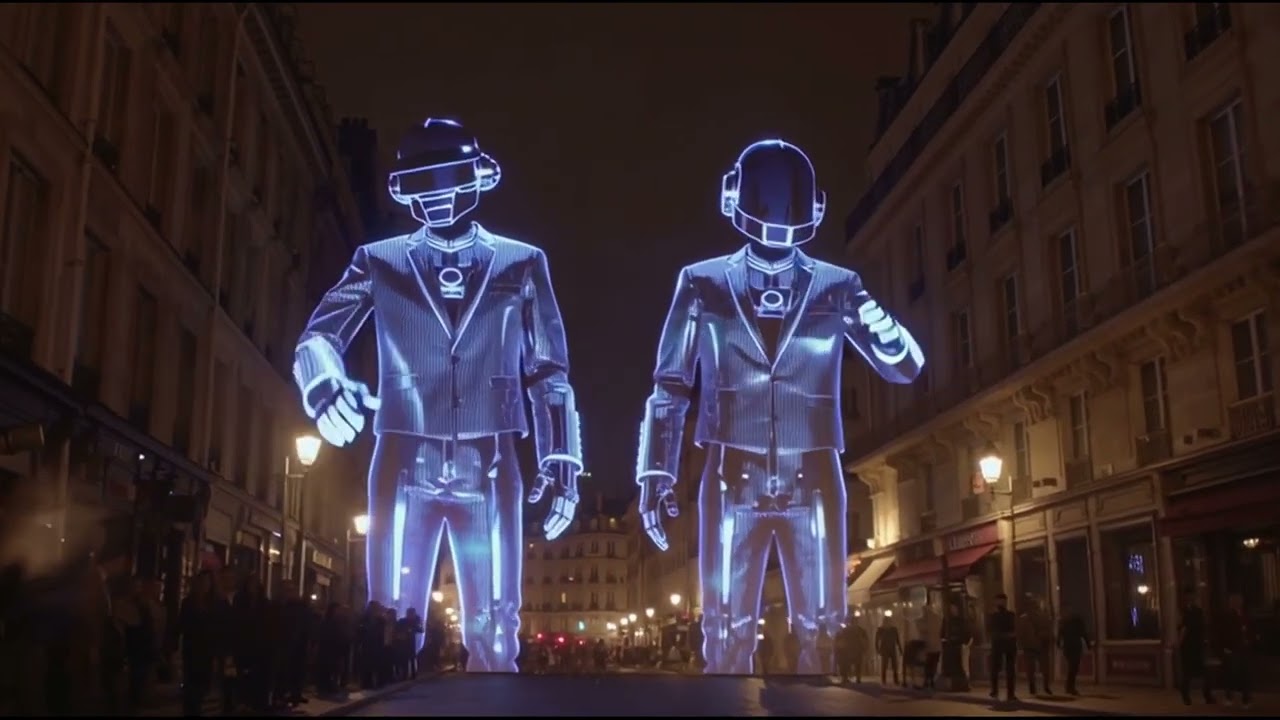 Daft Punk Movie - Paris Takeover (Tribute Mix, Funky French House Vibes & Chill Future Funk)