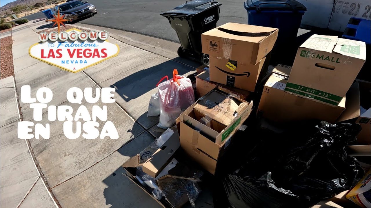 Tiran maquinas a la basura lo Que tiran en USA Las Vegas #448