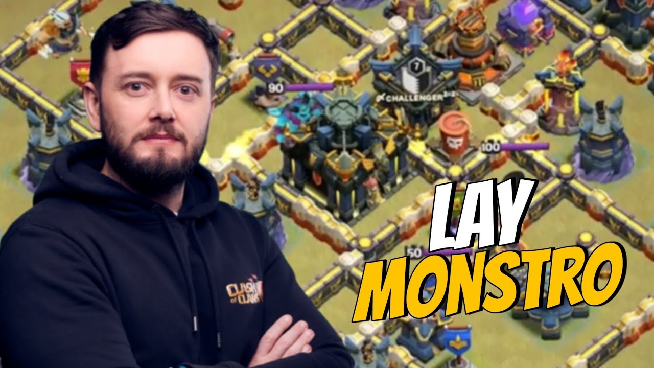 LAYOUT MONSTRO QUE GANHOU A GUERRA NO CLASH OF CLANS !