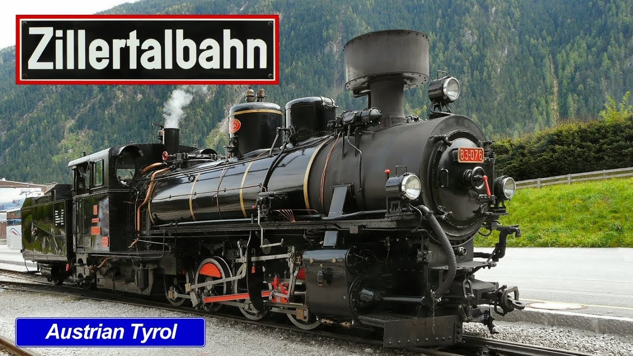 Zillertalbahn narrow gauge railway. Austrian Tyrol Tourism. Volksmusik Österreich.
