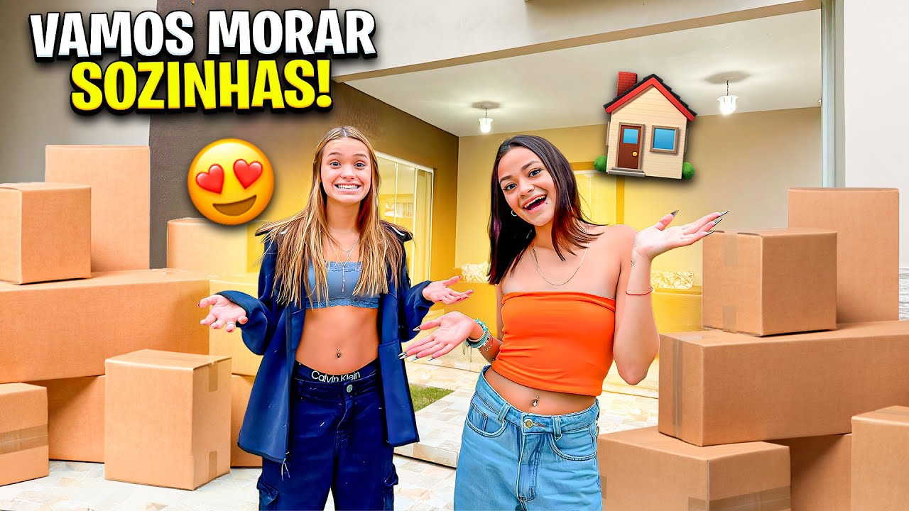 VAMOS MORAR SOZINHAS PELA PRIMEIRA VEZ!!
