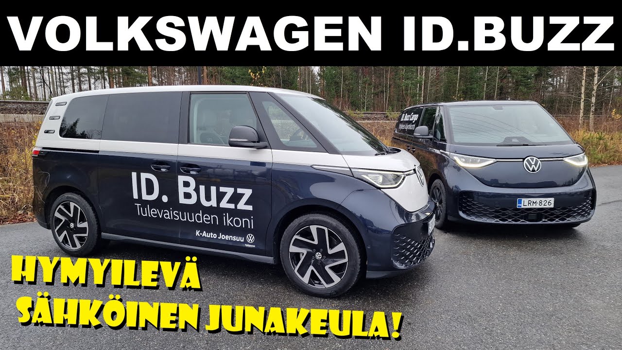 Volkswagen ID.Buzz & ID.Cargo koeajo - Hymyilevän hippibussin paluu