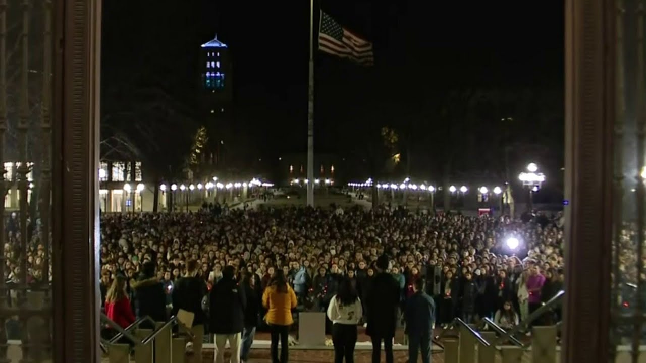 University of Michigan honors victims of MSU mass shooting in Ann Arbor