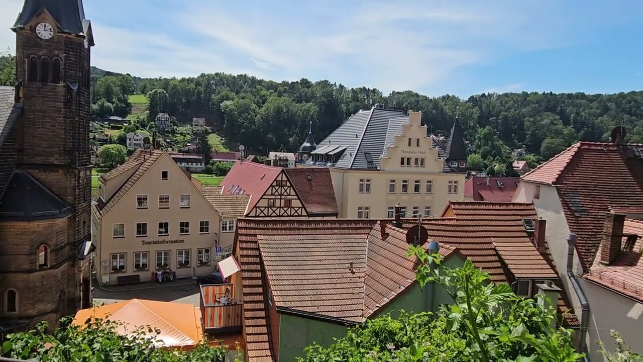 wandern in der Sächsischen  Schweiz, Teil 9,Stadt Wehlen