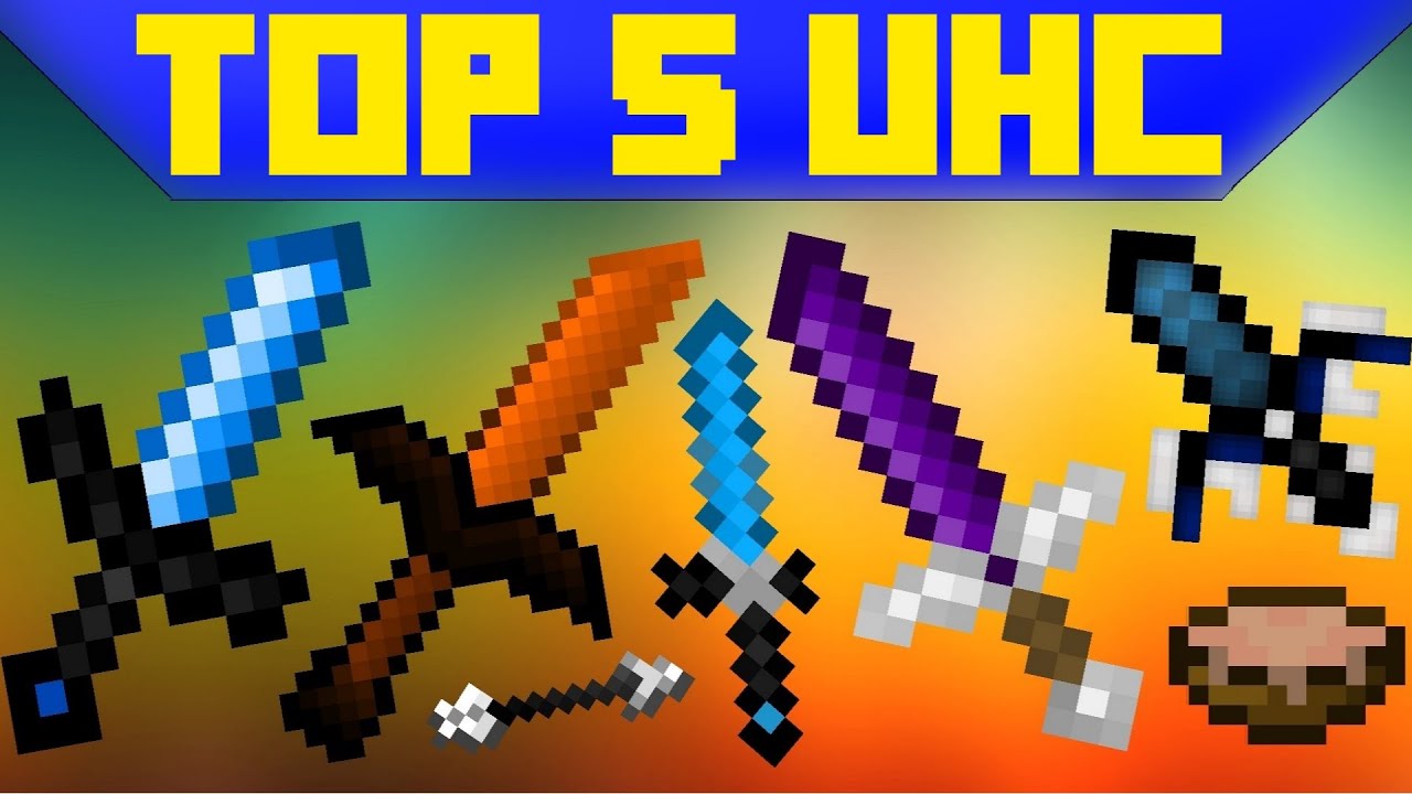 TOP 5 UHC Default Minecraft PvP Texture Packs [1.9.4/1.8.9/1.7.10]