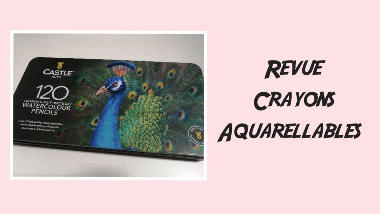 [REVUE/TEST ]CRAYONS DE COULEURS AQUARELLABLES #CASTLEARTS