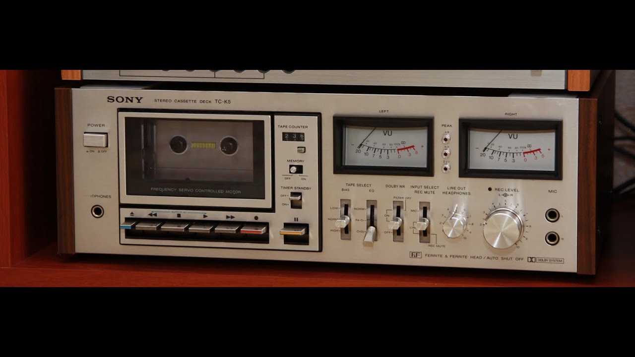 SONY TC-K5 Кассетная дека (1977-78гг) - Часть1