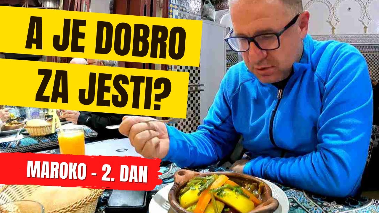 Smrdelo je za znoreti, večerja na ulici,... - 2. dan potovanja po Maroku
