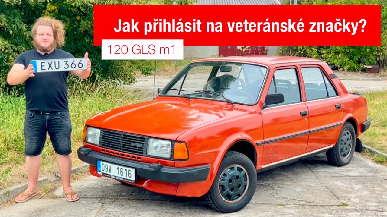 Jak registrovat auto na veteránské značky? Švédská královna - Škoda 120GLS m1