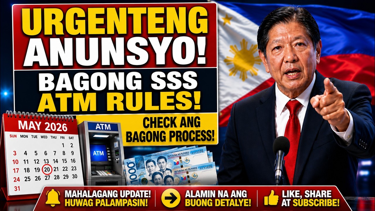 URGENTENG BALITA SA SSS! Magsisimula ang Bagong SSS ATM Rules sa Mayo 20, 2026 | Buong Detalye Na