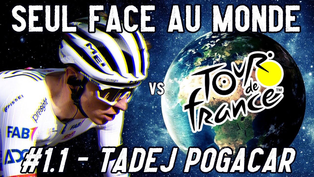 SEUL face au MONDE - Tadej POGACAR 1.1 - TOUR DE FRANCE 2024