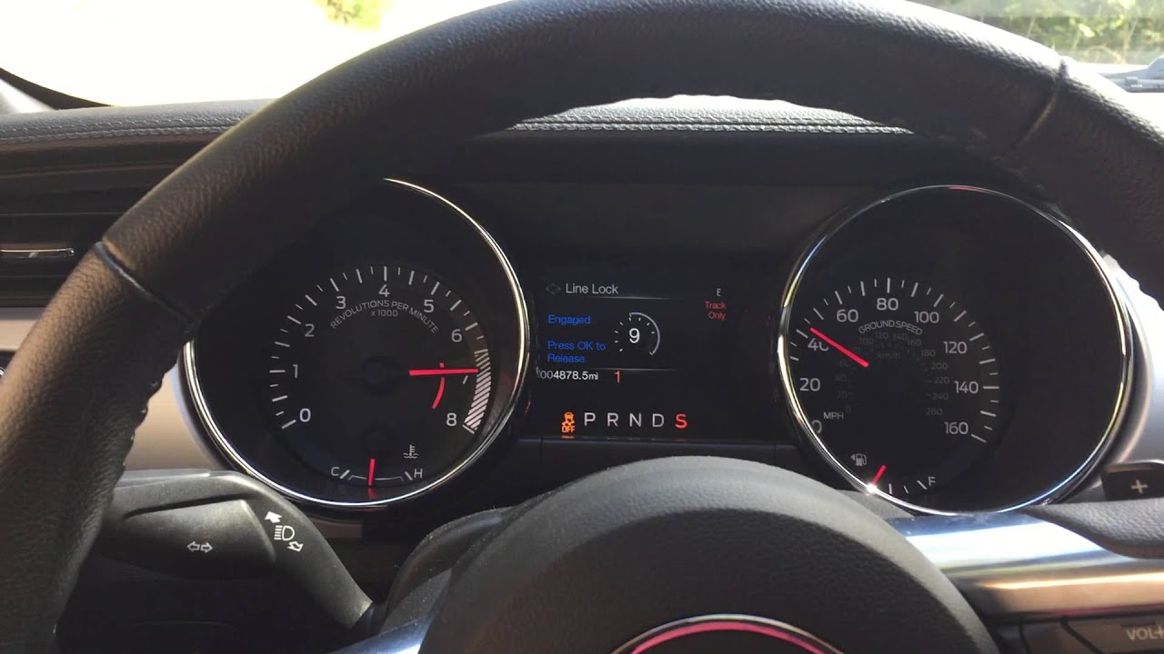 2015 Mustang GT 5.0 burnout mode